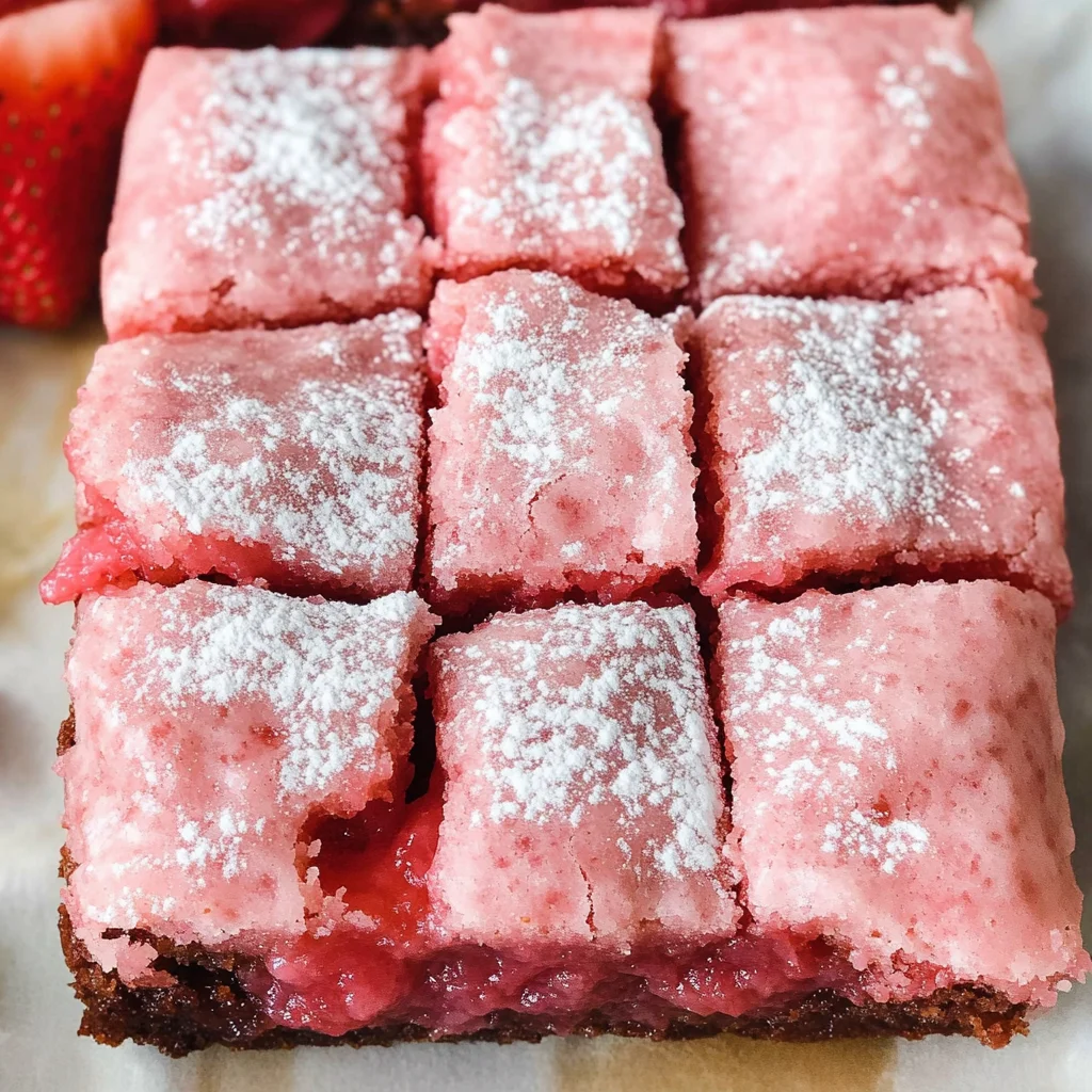 Strawberry Brownies