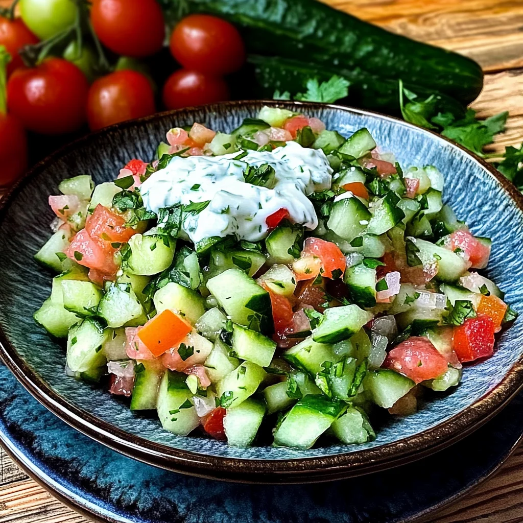 crisp cucumber salsa