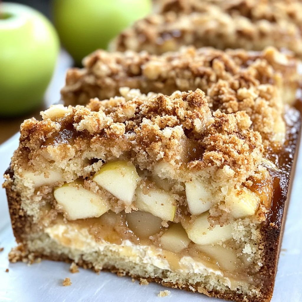 Apple Crisp Cheesecake Bread