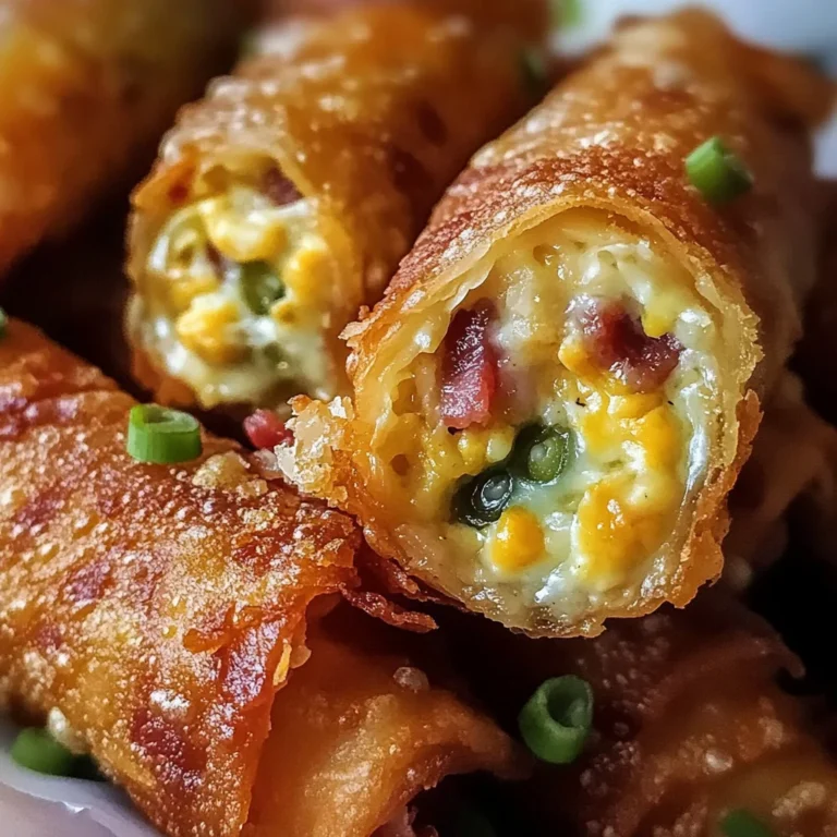 Bacon Jalapeño Eggrolls
