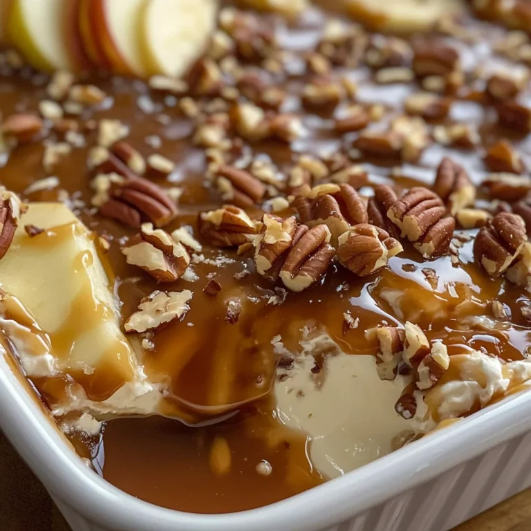 Caramel apple cheesecake dip recipe