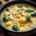 Cheddar Broccoli Potato Soup