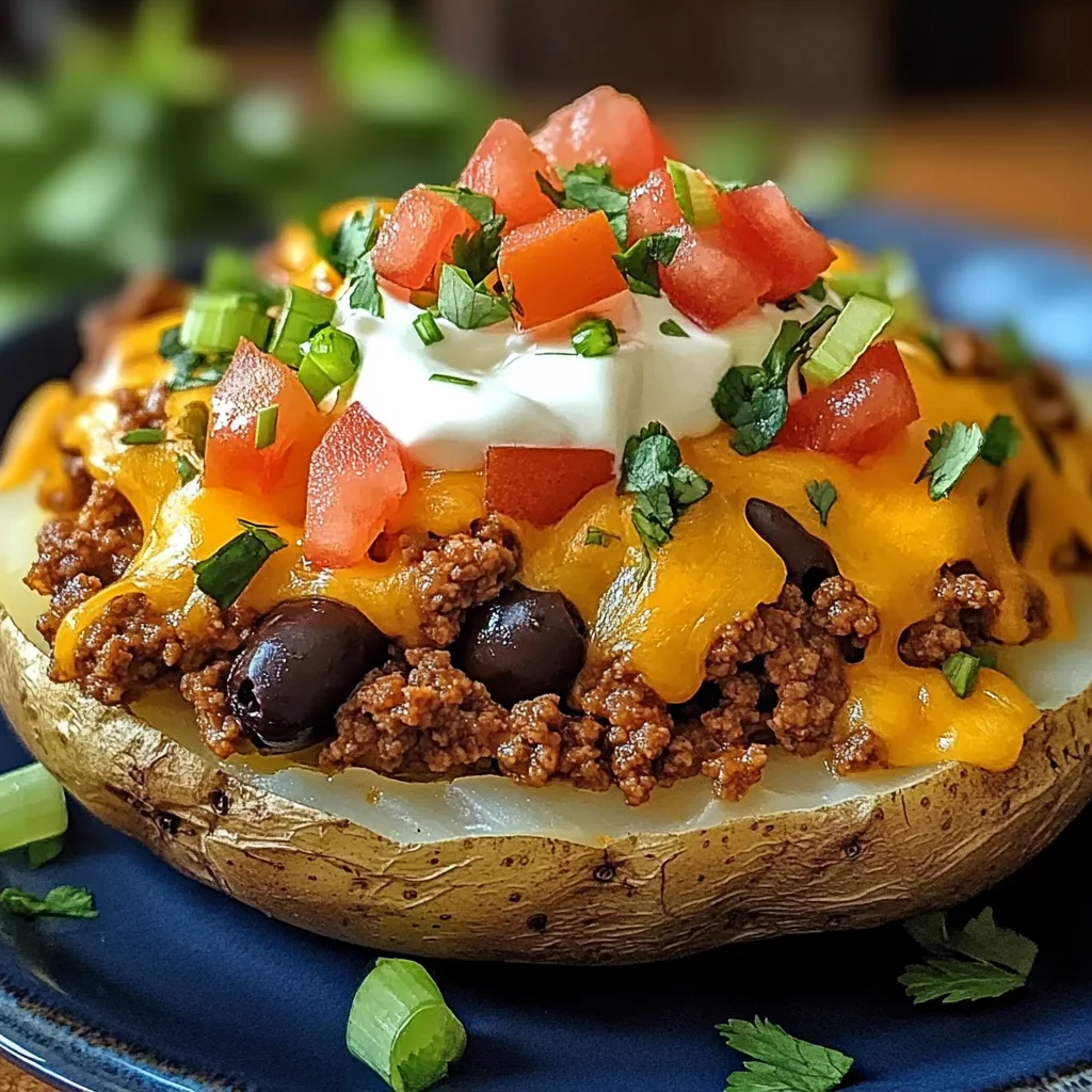 Cheesy Taco Potatoes