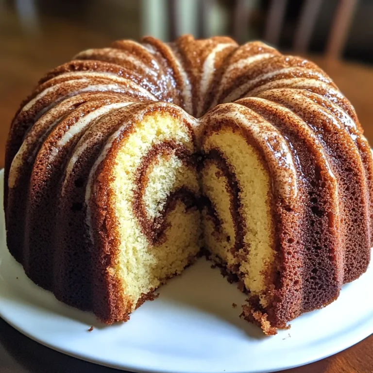 Cinnamon Swirl Bundt Cake