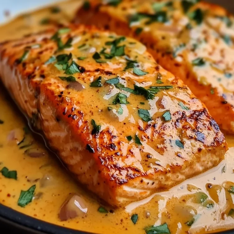 Creamy Roasted Red Pepper Salmon Recipe - Delicious & Easy