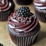 Dark Chocolate Blackberry Cupcakes: Indulge in a Decadent Dessert Delight