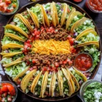 Easy Taco Recipe Dinner Board