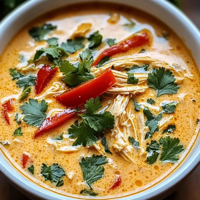 Easy Thai Coconut Chicken Soup