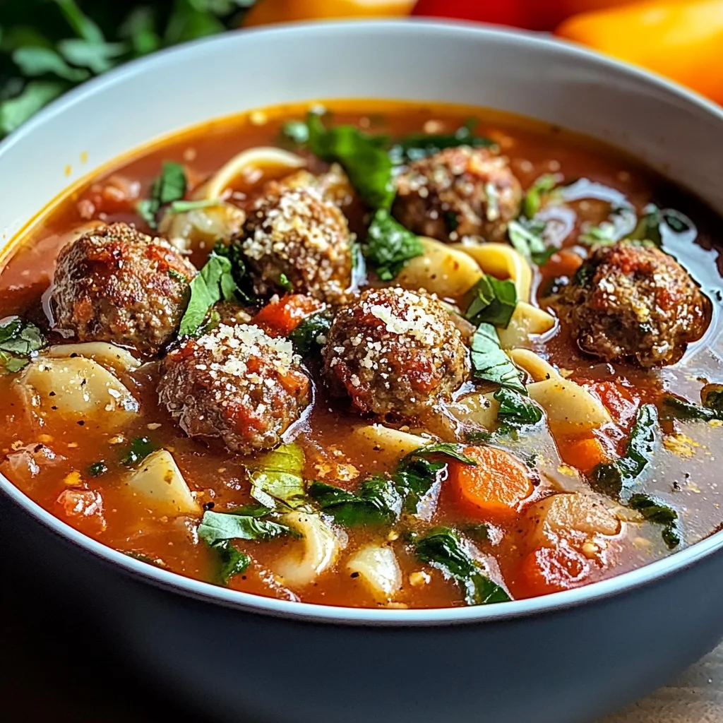 Italian Meatball Soup: Comfort in a Bowl