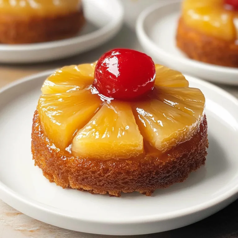 Mini Pineapple Upside Down Cakes