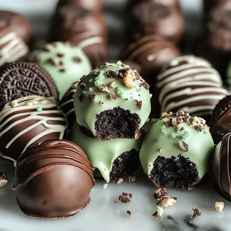 Mint Oreo Truffles