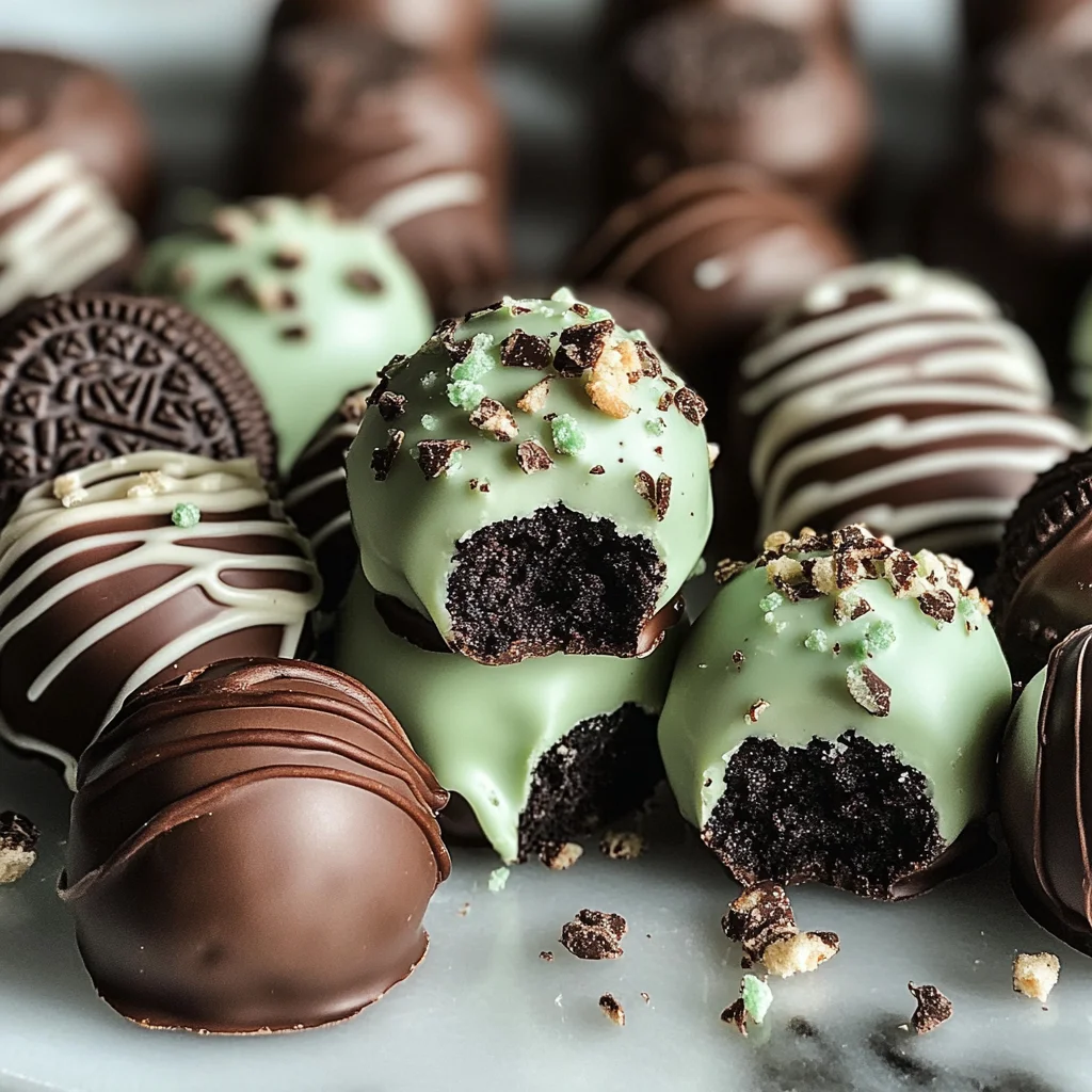 Mint Oreo Truffles