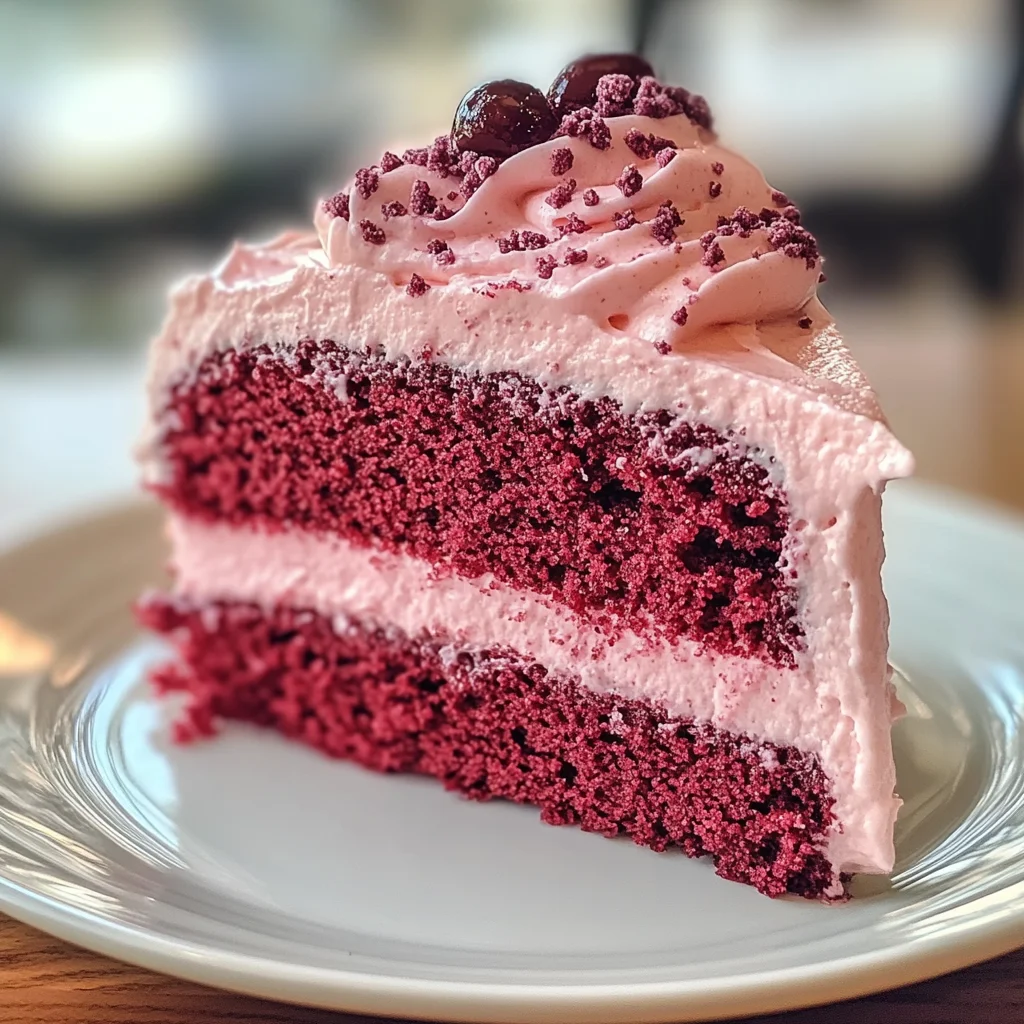 Mother's Day Pink Velvet Cake