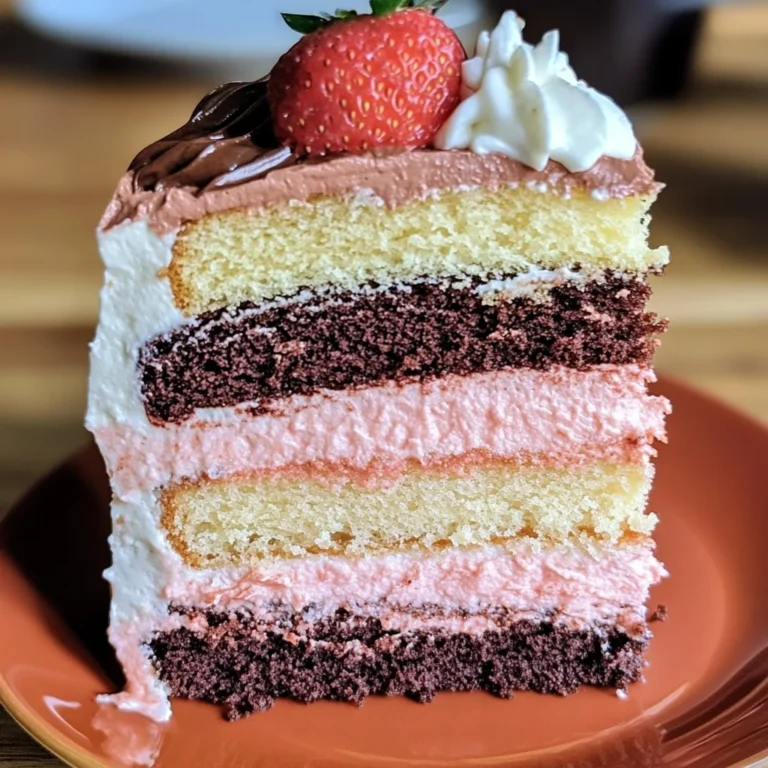 Neapolitan Cake