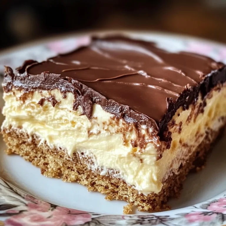 No-Bake Eclair Cake