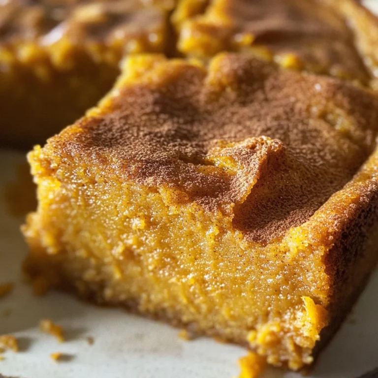 Pumpkin Gooey Butter Cake Recipe