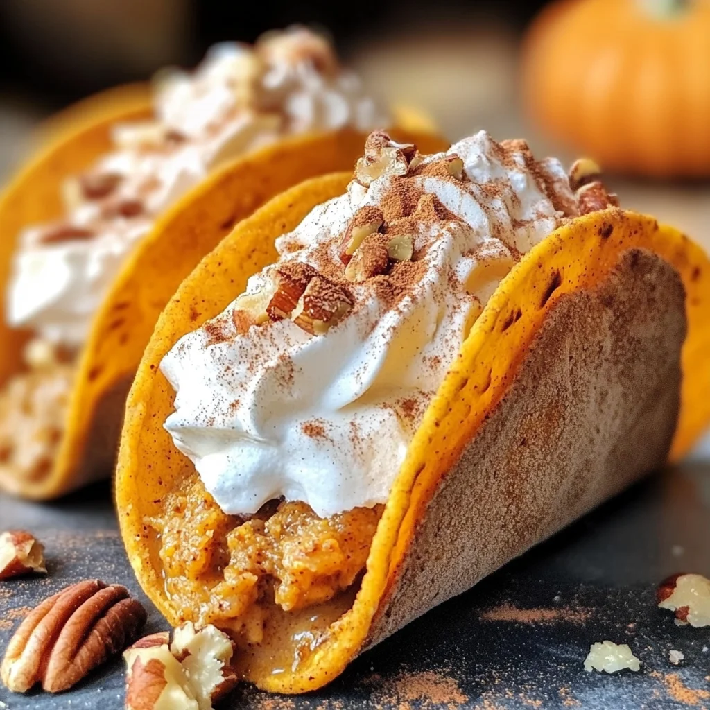 Pumpkin Pie Tacos