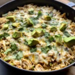 Salsa Verde Chicken & Rice Skillet