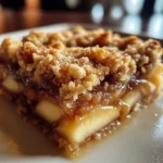 Salted Caramel Apple Crumble Bars Fall Treat: Get Addicted in 45 Min