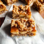 Salted Caramel Apple Crumble Bars Fall Treat: Get Addicted in 45 Min