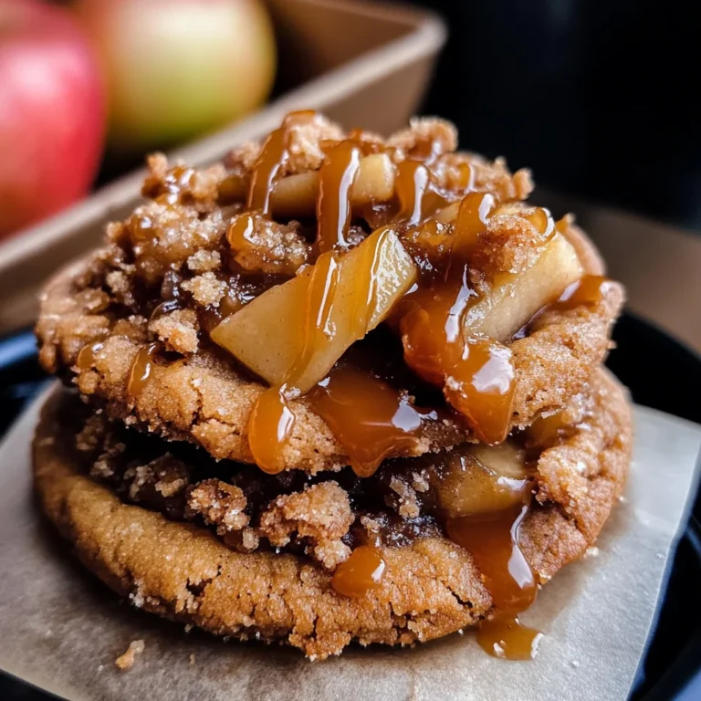 Salted Caramel Apple Pie Cookies