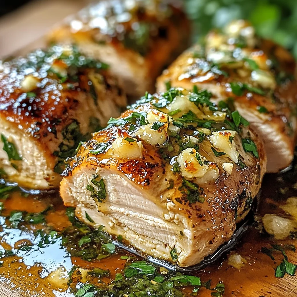 Savory Garlic Butter Turkey Tenderloin