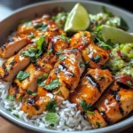 Spicy Maple Chicken with Coconut Rice