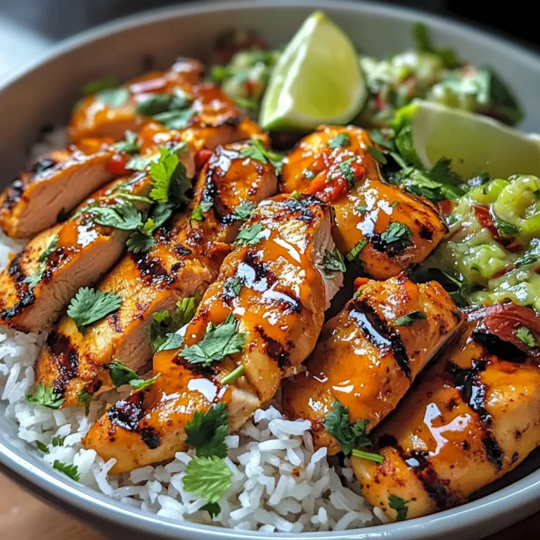 Spicy Maple Chicken with Coconut Rice