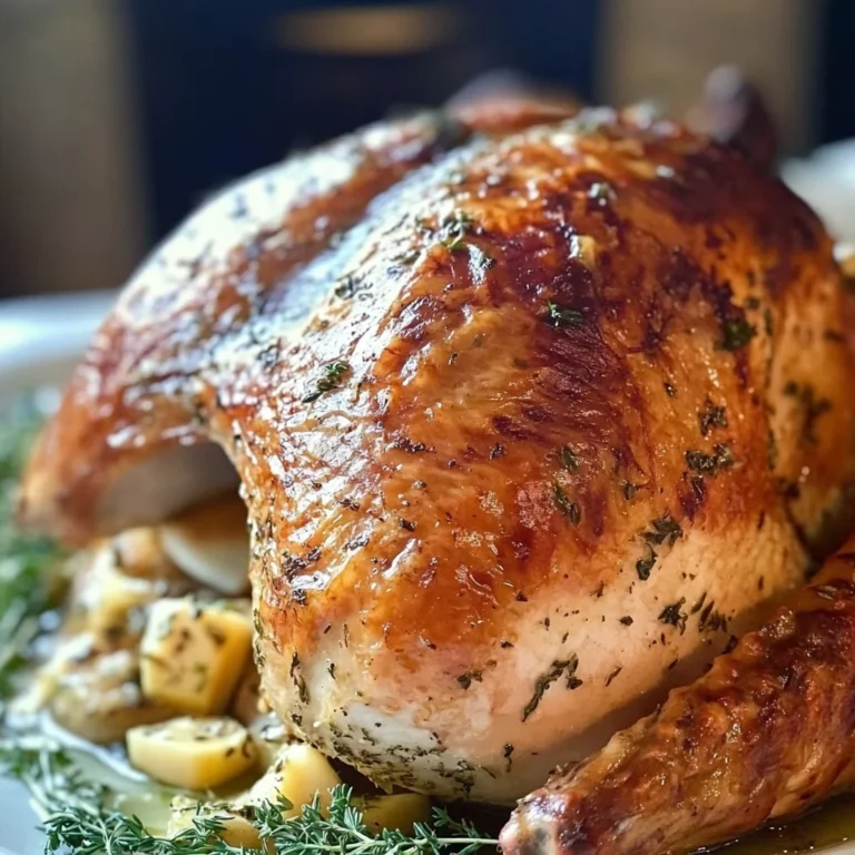 Super Juicy Turkey Baked In Cheesecloth and White Wine
