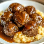 Tasty Slow Cooker Salisbury Steak Meatballs Recipe