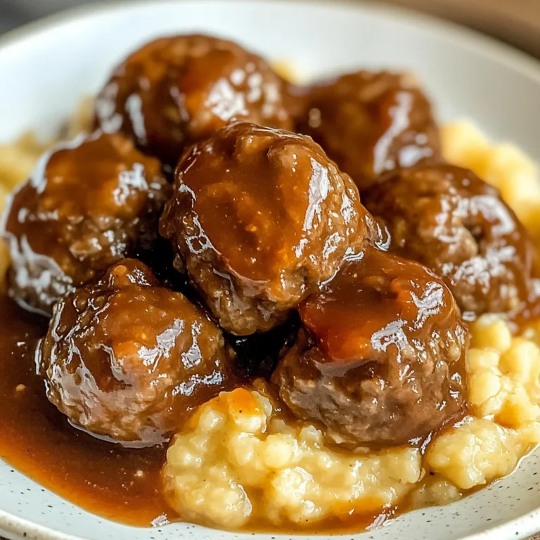Tasty Slow Cooker Salisbury Steak Meatballs Recipe