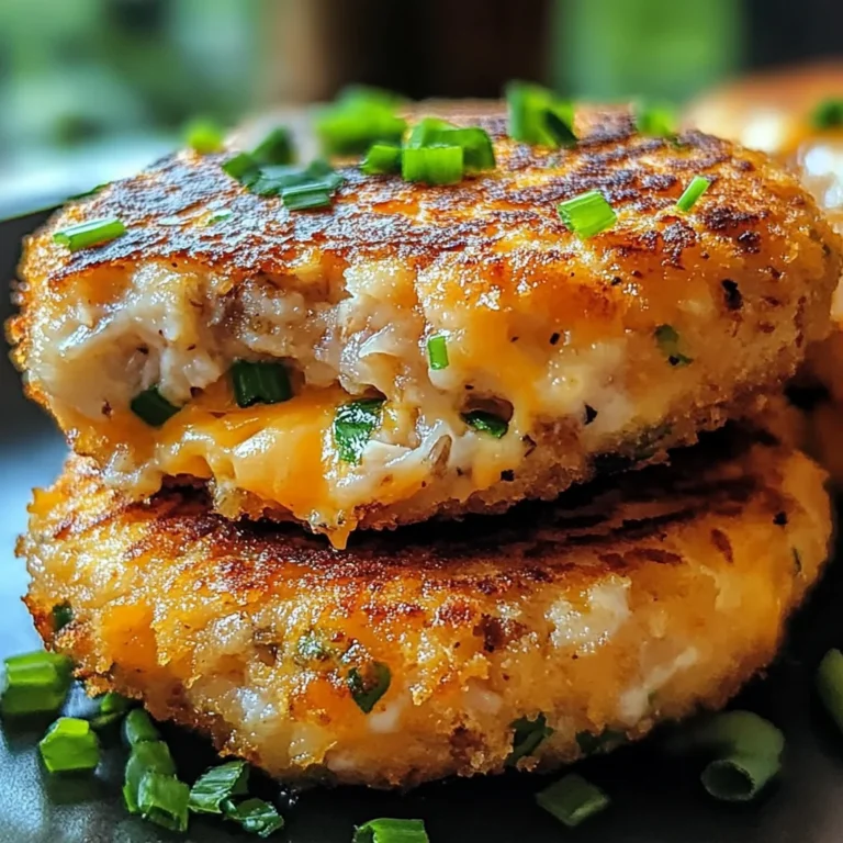 Tuna Melt Patties Recipe