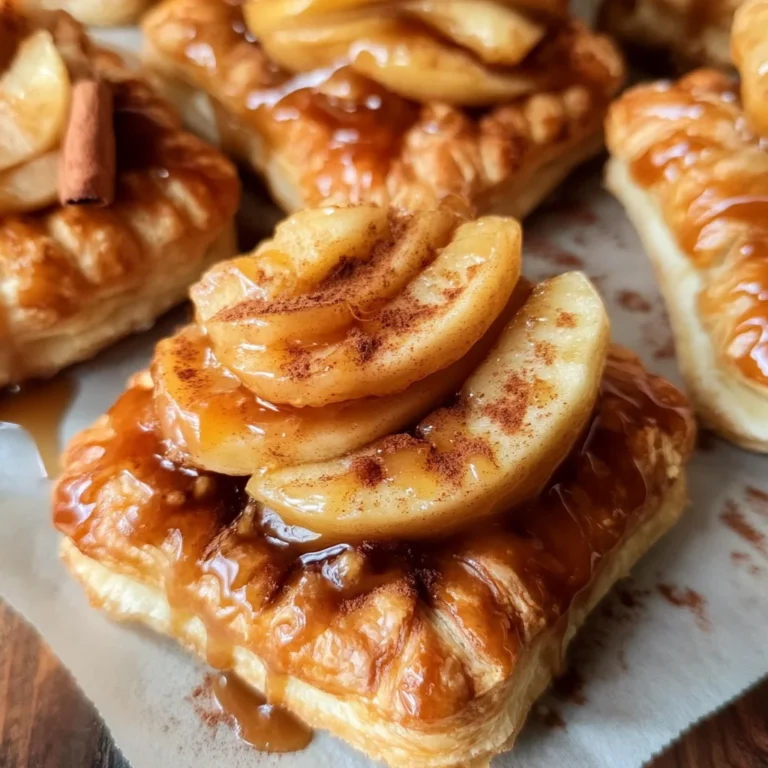 Vegan Caramel Apple Pastries