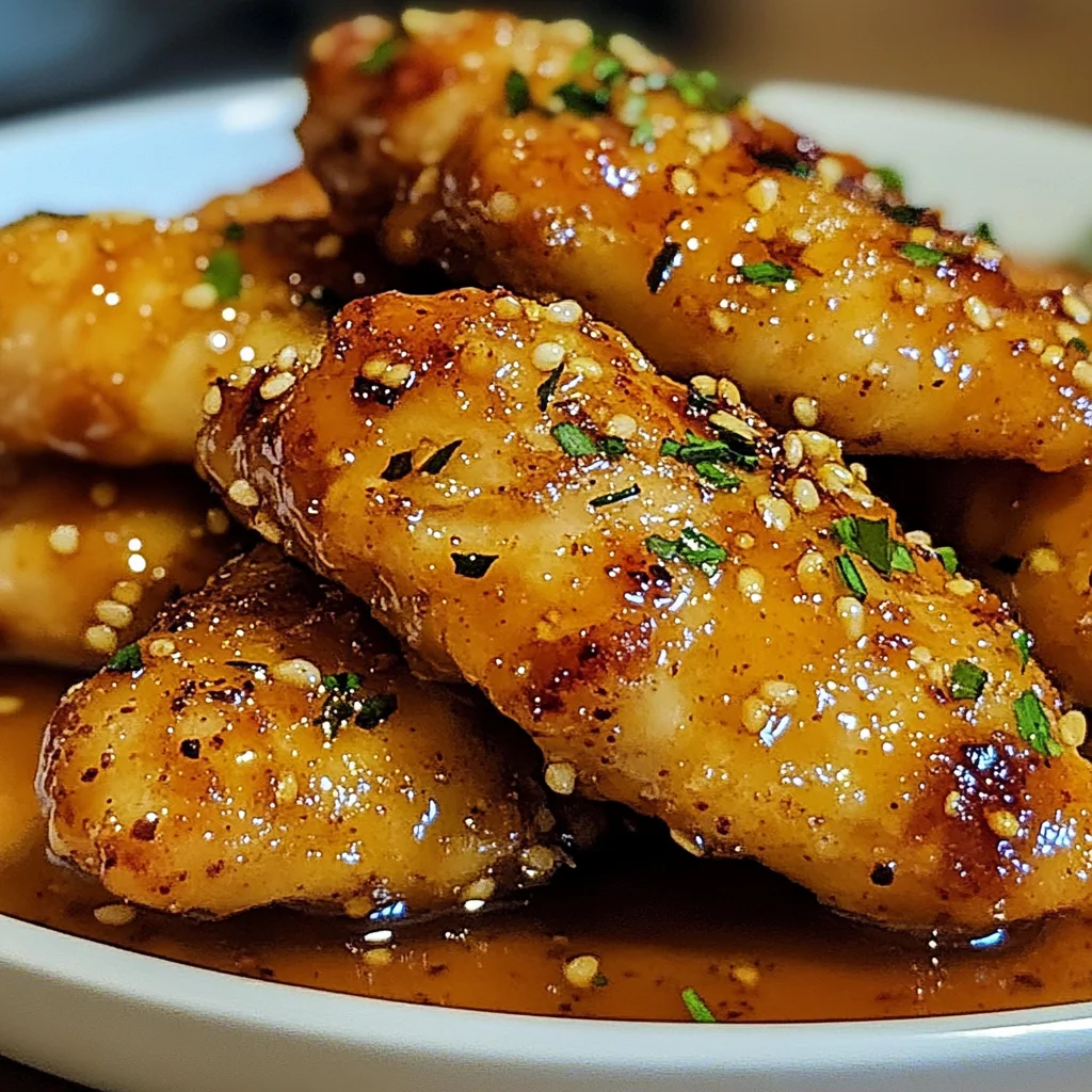 Air Fryer Honey Butter Garlic Chicken Tenders