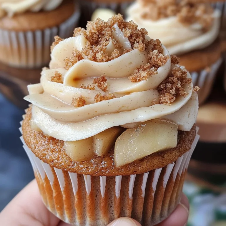 Apple Crumble Cupcakes