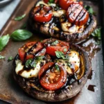Caprese Stuffed Portobello Mushrooms