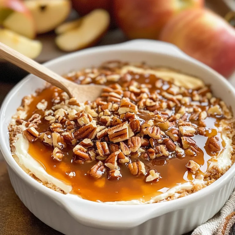 Caramel apple cheesecake dip recipe