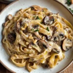 Caramelized Leek and Mushroom Gruyere Pasta