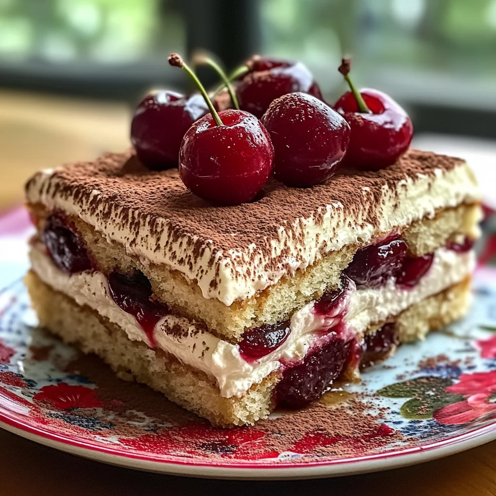 Cherry Amaretto Tiramisu Dessert: A Decadent Twist on a Classic Italian Treat