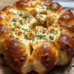 Chicken Alfredo Monkey Bread