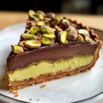 Chocolate Pistachio Ganache Tart Recipe