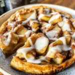 Cinnamon Roll Apple Pie