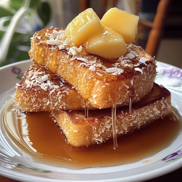Coconut Crusted French Toast