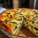 Cottage Cheese and Spinach Crustless Quiche
