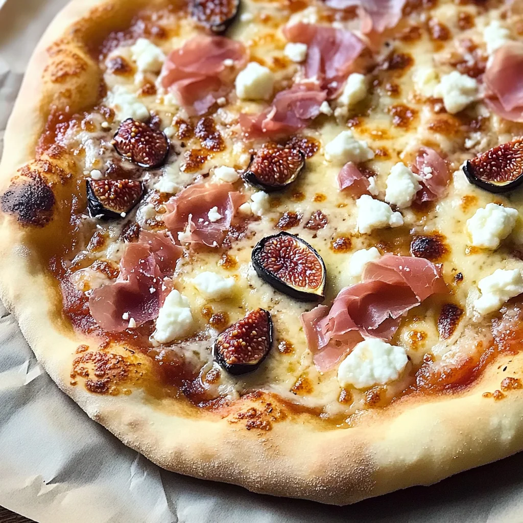 Easy 20-Minute Fig Jam Pizza with Goat Cheese and Prosciutto