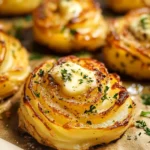 Garlic Parmesan Duchess Potatoes