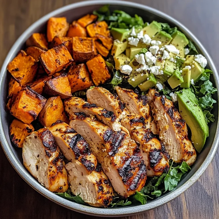 Grilled Chicken & Sweet Potato Bowl