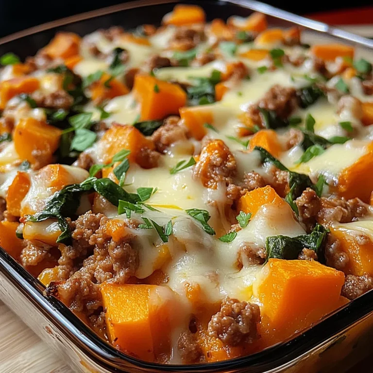 Ground Turkey Sweet Potato Casserole