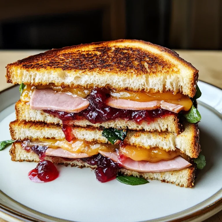 Ham Cheddar Cranberry Melt