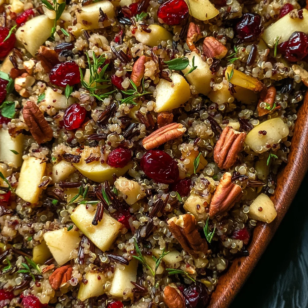 Herbed Wild Rice Quinoa Stuffing